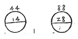 Relationship between the perimeter of the circumference and its diameter in (P&eacute;rez de Moya, 1562, pp. 310-311)