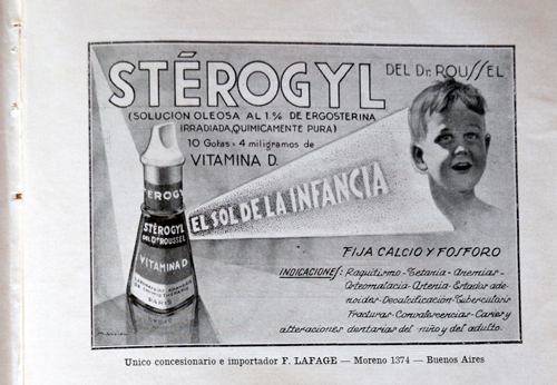 Publicidad de laboratorio «Del Dr. Russel»