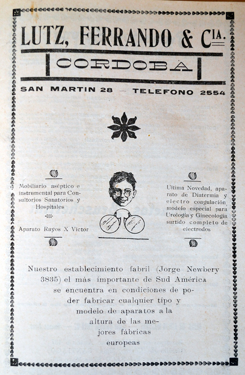 Publicidad de la empresa «Lutz Ferrando y Cia»