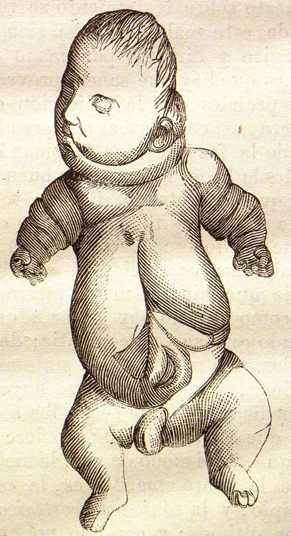 “Feto monstruoso”, conservado en el museo de Atocha 90 (El Anfiteatro Anatómico Español, nº 22, 15 de diciembre de 1873, p. 262)