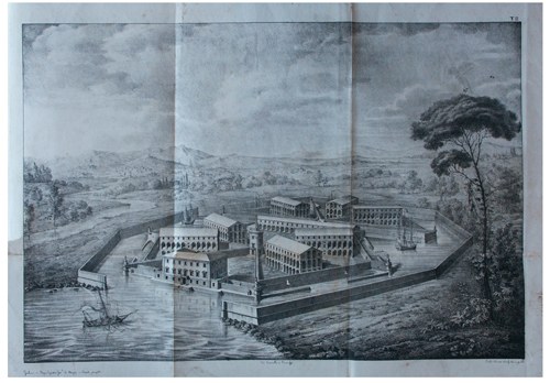 Fazio, Giuliano de (1826), quarantine station project, illustration 2.