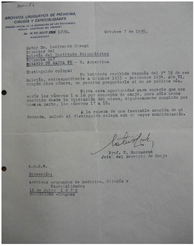 Archivos Uruguayos de Medicina, Cirug&iacute;a y Especialidades