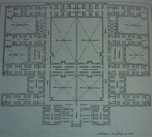 ADPM. Planta del manicomio de San Carlos, (7-5-1896), p. 5:35